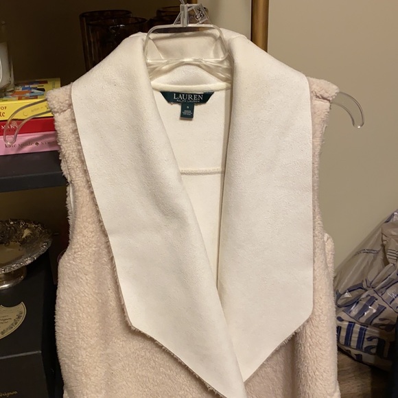 Ralph Lauren faux shearling vest Sz S - Picture 8 of 8